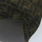 FENDI Zucca Canvas Tote Bag Black Brownep3003