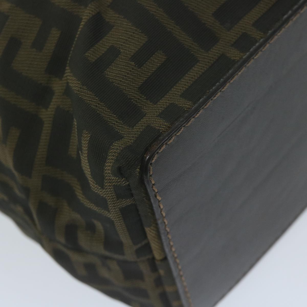 FENDI Zucca Canvas Tote Bag Black Brownep3003