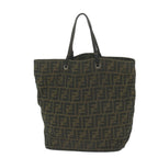 FENDI Zucca Canvas Tote Bag Black Brownep3003