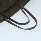 FENDI Zucca Canvas Tote Bag Black Brownep3003