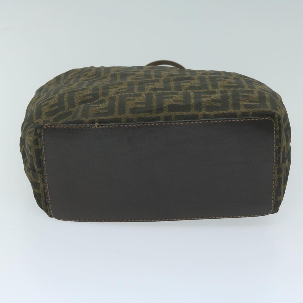 FENDI Zucca Canvas Tote Bag Black Brownep3003