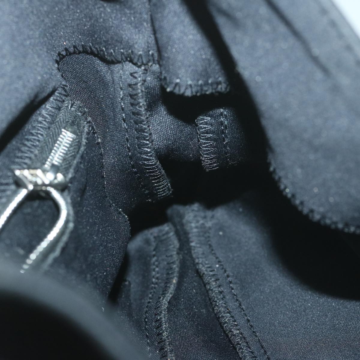 FENDI Mamma Baguette Shoulder Bag Nylon Blackep3008