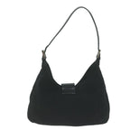 FENDI Mamma Baguette Shoulder Bag Nylon Blackep3008