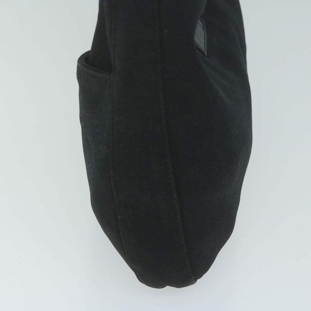 FENDI Mamma Baguette Shoulder Bag Nylon Blackep3008