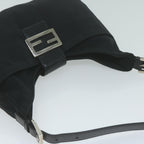 FENDI Mamma Baguette Shoulder Bag Nylon Blackep3008