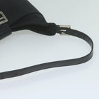 FENDI Mamma Baguette Shoulder Bag Nylon Blackep3008