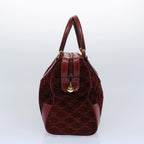 CELINE Macadam Canvas Boston Bag Red  ep3035