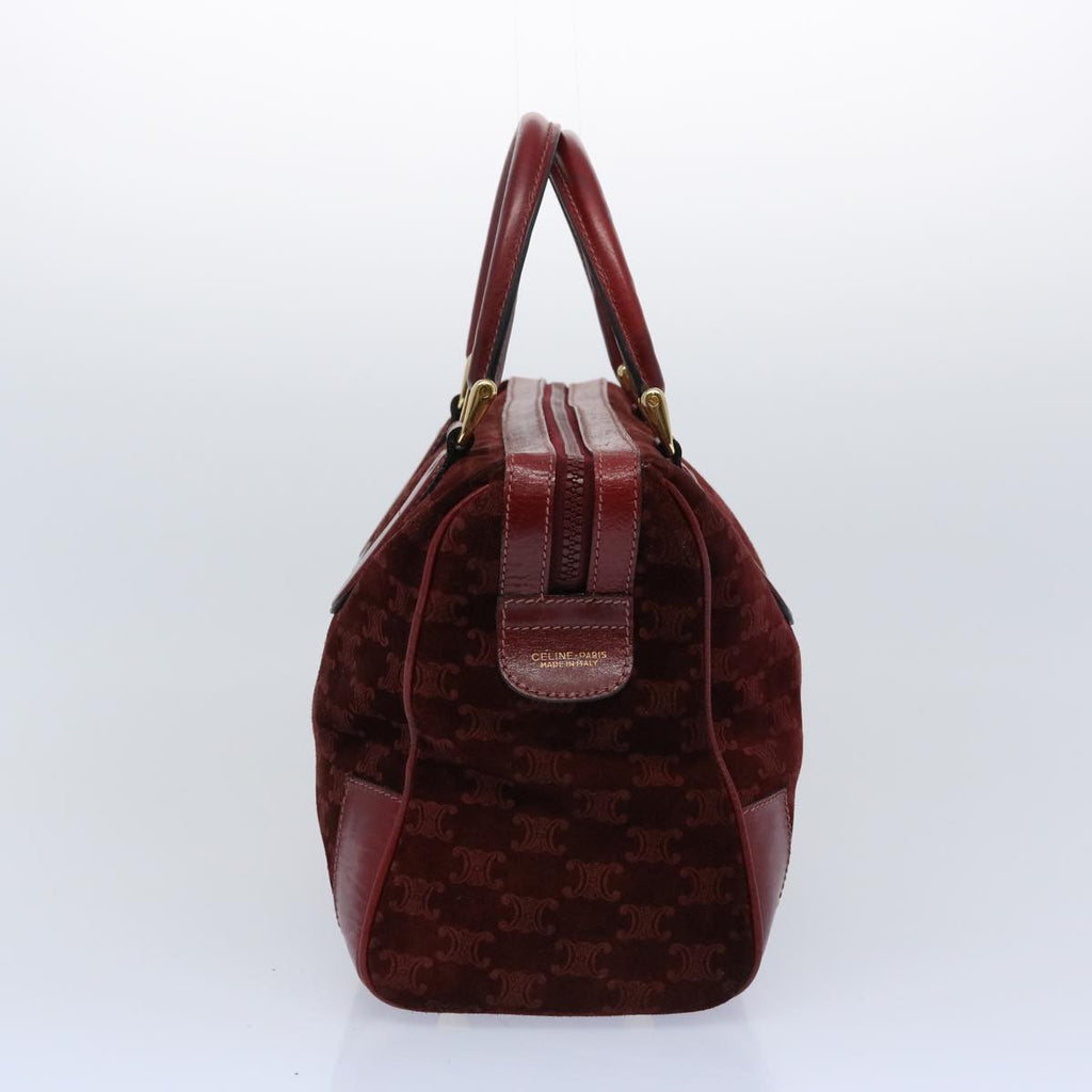 CELINE Macadam Canvas Boston Bag Red  ep3035