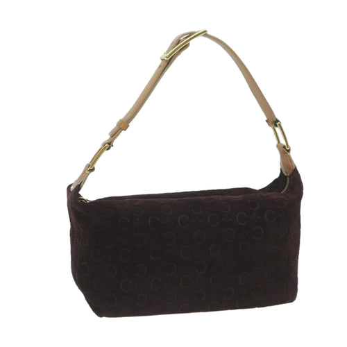 CELINE C Macadam Canvas Shoulder Bag Purple  ep3038