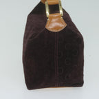 CELINE C Macadam Canvas Shoulder Bag Purple  ep3038
