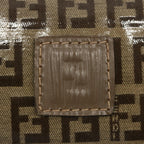 FENDI Zucchino Canvas Pouch Brownep3045