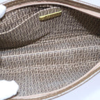 FENDI Zucchino Canvas Pouch Brownep3045