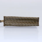 FENDI Zucchino Canvas Pouch Brownep3045