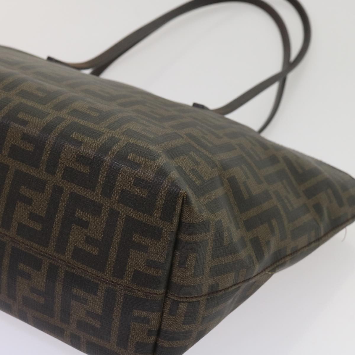 FENDI Zucca Canvas Tote Bag Black Brownep3087