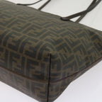 FENDI Zucca Canvas Tote Bag Black Brownep3087