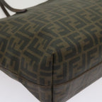 FENDI Zucca Canvas Tote Bag Black Brownep3087