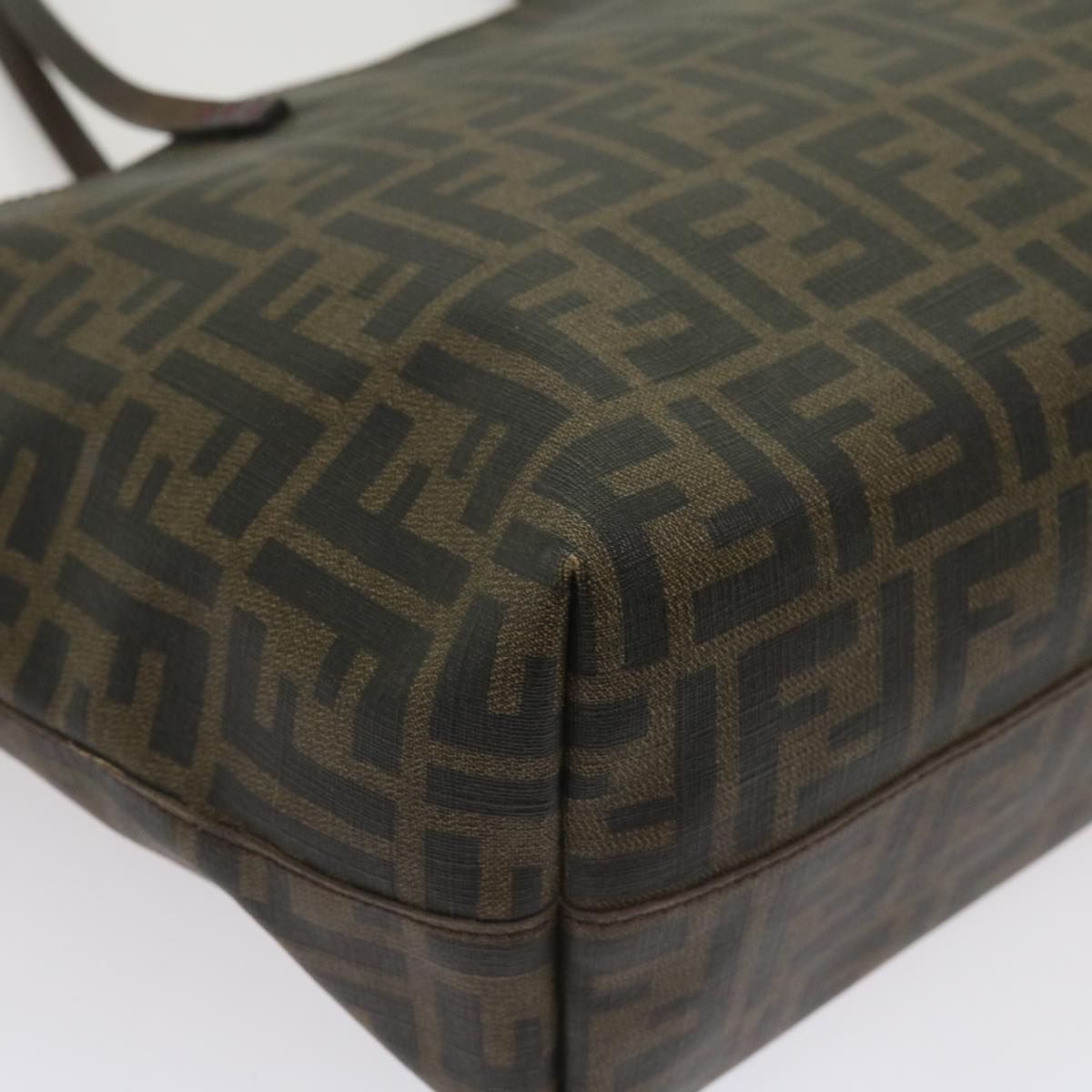 FENDI Zucca Canvas Tote Bag Black Brownep3087