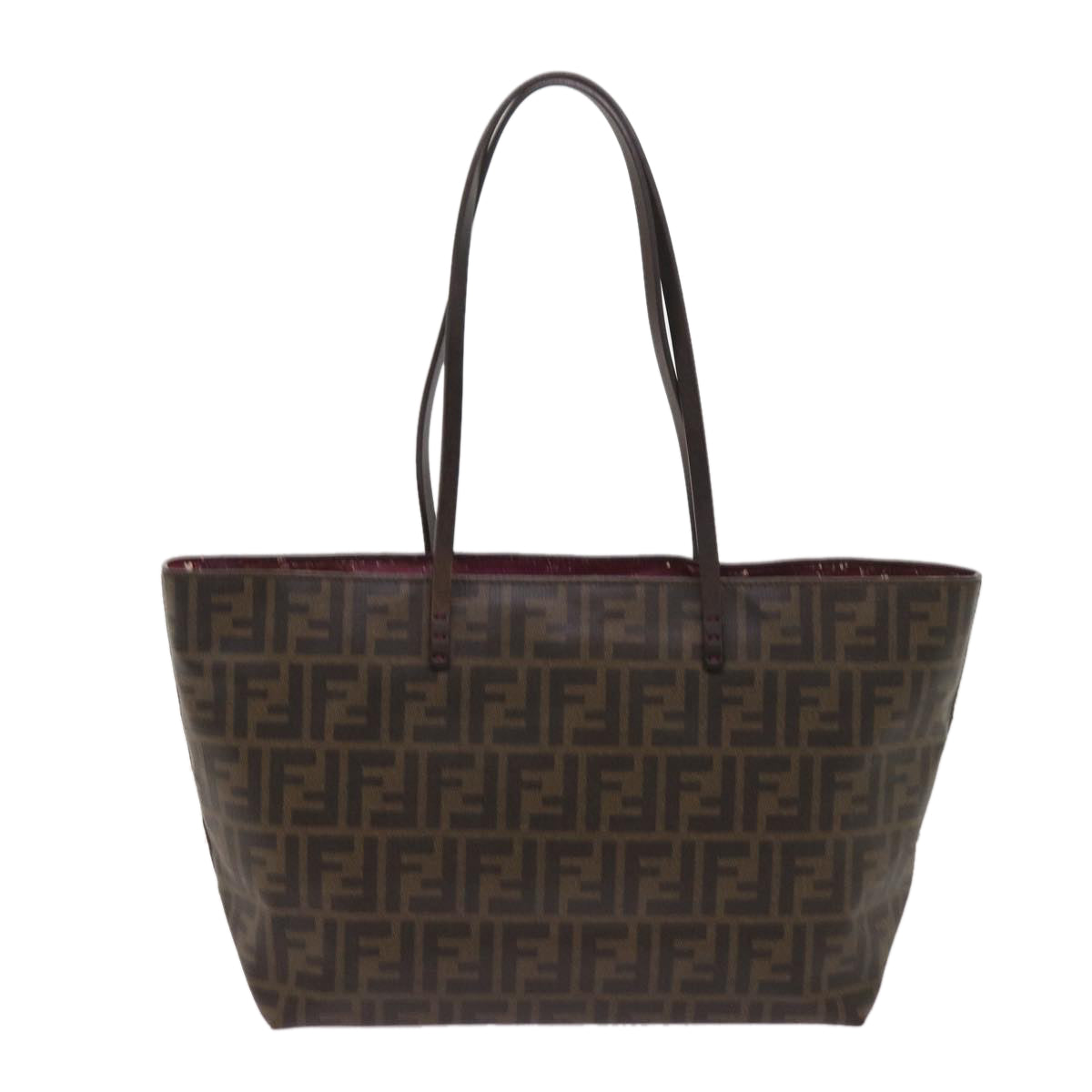 FENDI Zucca Canvas Tote Bag Black Brownep3087