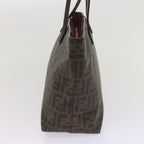 FENDI Zucca Canvas Tote Bag Black Brownep3087