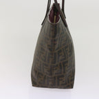 FENDI Zucca Canvas Tote Bag Black Brownep3087