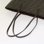 FENDI Zucca Canvas Tote Bag Black Brownep3087