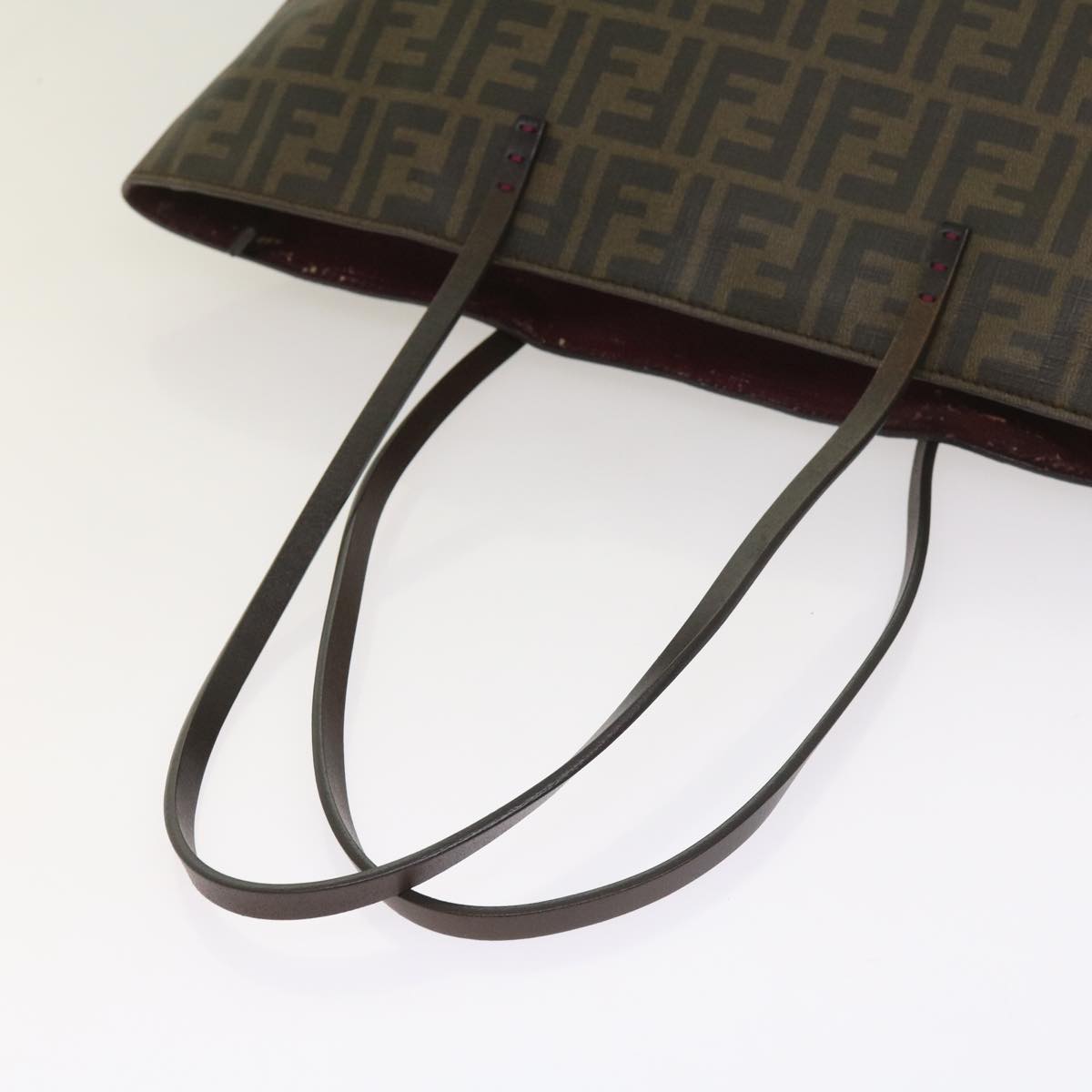 FENDI Zucca Canvas Tote Bag Black Brownep3087