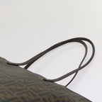 FENDI Zucca Canvas Tote Bag Black Brownep3087
