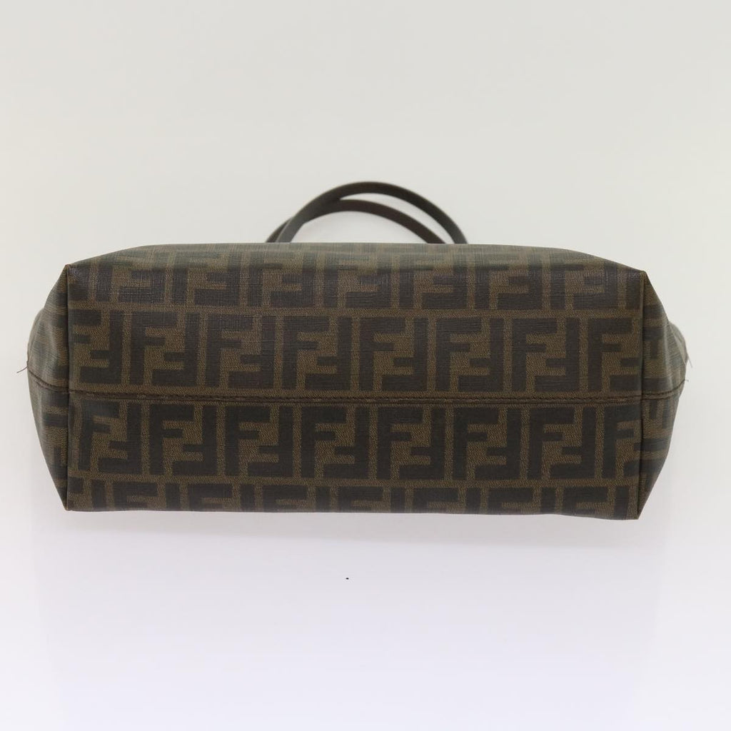 FENDI Zucca Canvas Tote Bag Black Brownep3087