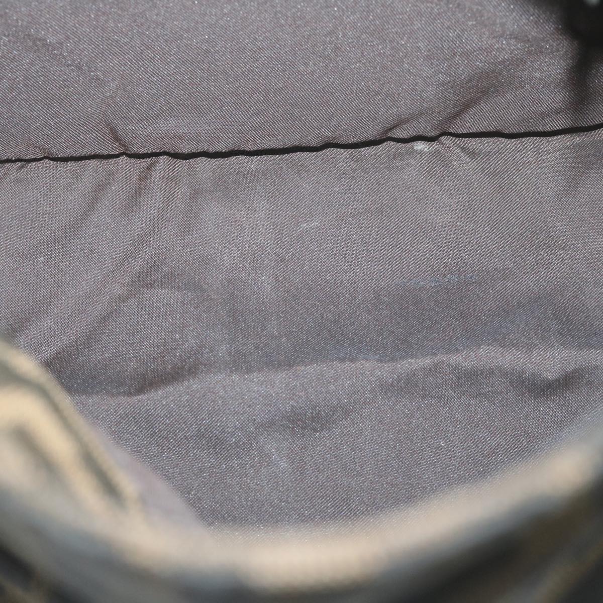 FENDI Zucca Canvas Mamma Baguette Shoulder Bag Brown Blackep3105