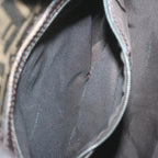 FENDI Zucca Canvas Mamma Baguette Shoulder Bag Brown Blackep3105