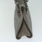 PRADA Shoulder Bag Leather Gray  ep3136