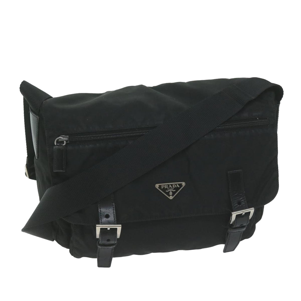 PRADA Shoulder Bag Nylon Black  ep3171