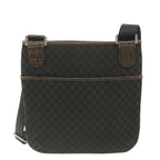 CELINE Macadam Canvas Shoulder Bag Brown Auth ep3186