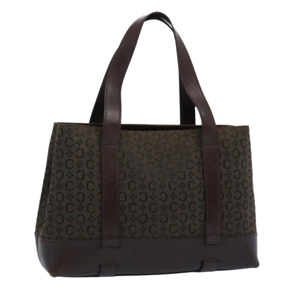 CELINE C Macadam Canvas Tote Bag Brown  ep3195