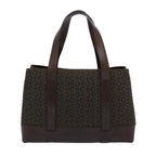 CELINE C Macadam Canvas Tote Bag Brown  ep3195