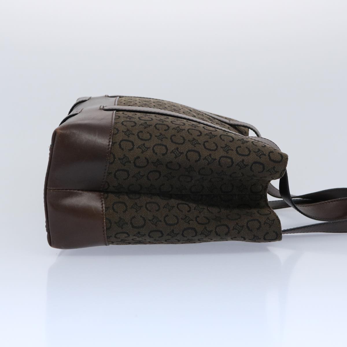 CELINE C Macadam Canvas Tote Bag Brown  ep3195