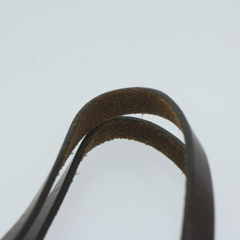 FENDI Zucca Canvas Hand Bag Black Brownep3201