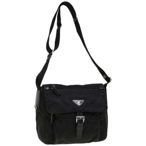 PRADA Shoulder Bag Nylon Black  ep3214