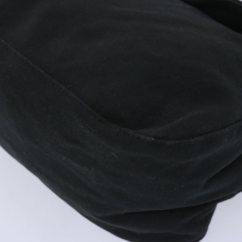 FENDI Mamma Baguette Shoulder Bag Nylon Blackep3241