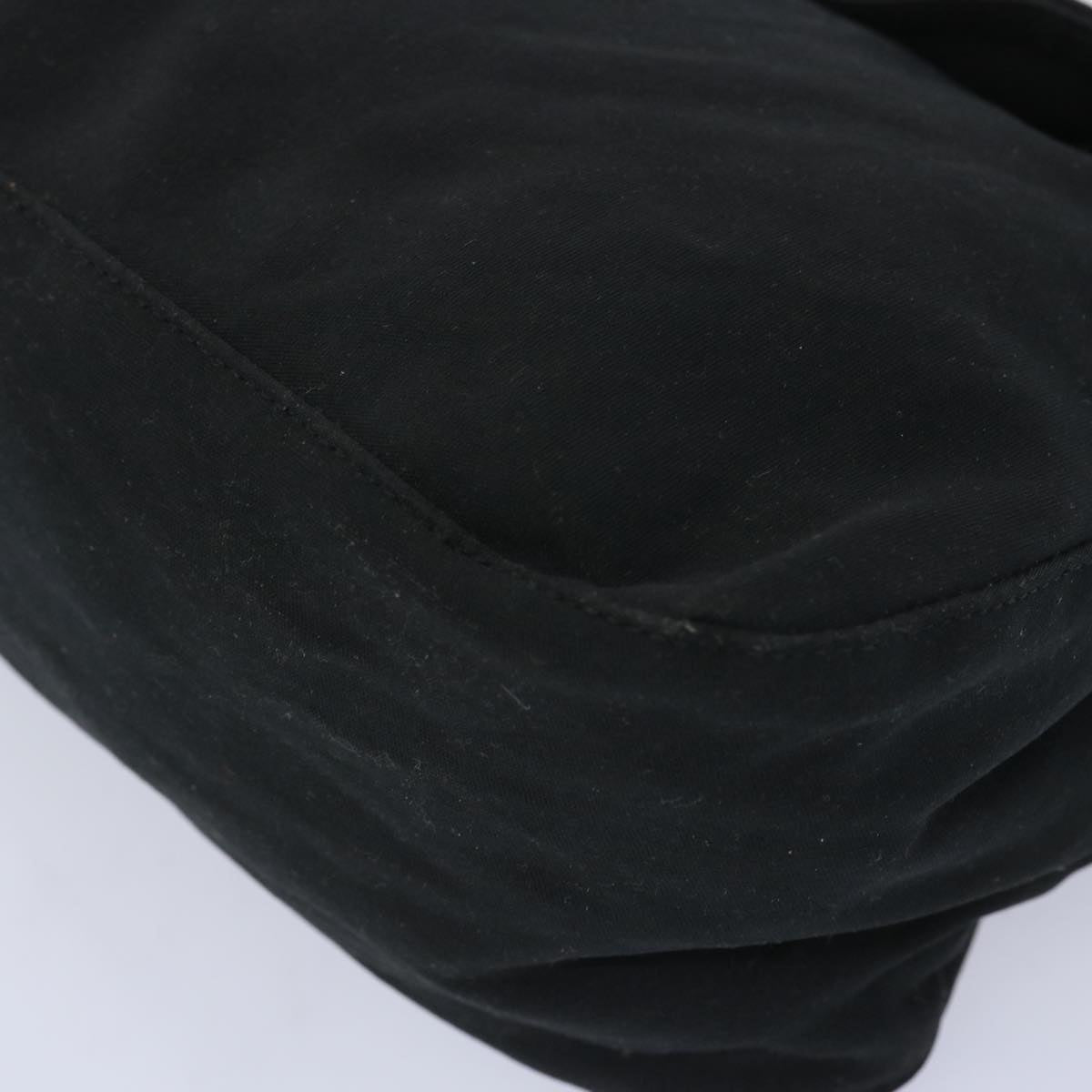 FENDI Mamma Baguette Shoulder Bag Nylon Blackep3241