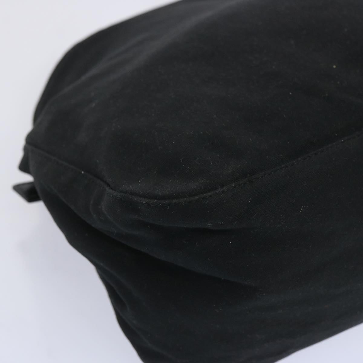 FENDI Mamma Baguette Shoulder Bag Nylon Blackep3241