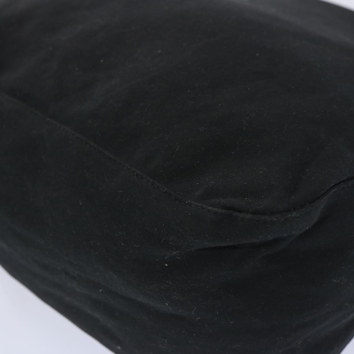 FENDI Mamma Baguette Shoulder Bag Nylon Blackep3241