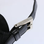 FENDI Mamma Baguette Shoulder Bag Nylon Blackep3241