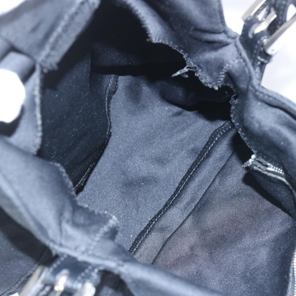 FENDI Mamma Baguette Shoulder Bag Nylon Blackep3241