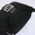 FENDI Mamma Baguette Shoulder Bag Nylon Blackep3241