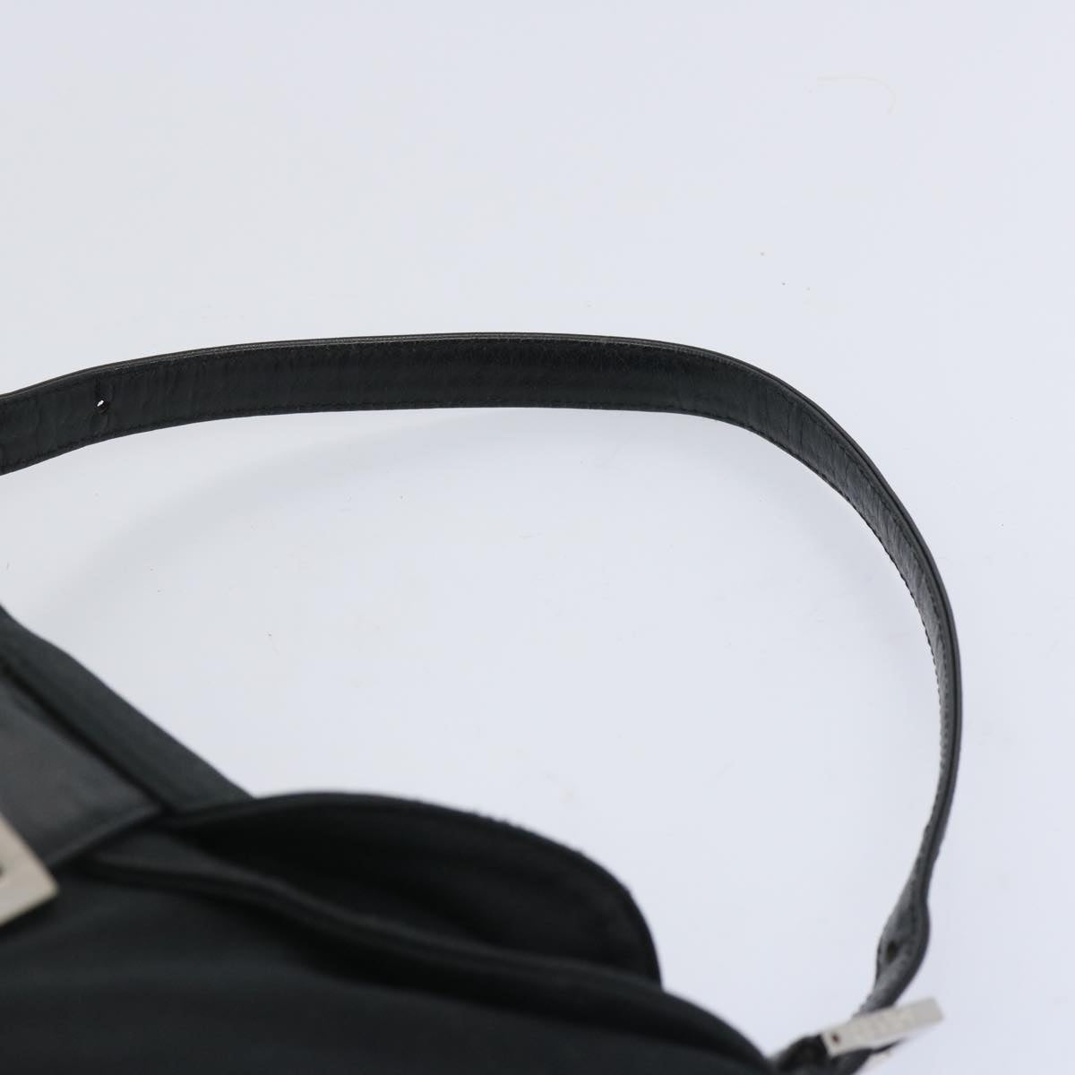 FENDI Mamma Baguette Shoulder Bag Nylon Blackep3241