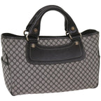 CELINE Macadam Canvas Hand Bag Gray  ep3314