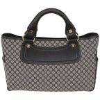 CELINE Macadam Canvas Hand Bag Gray  ep3314