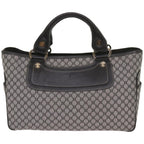 CELINE Macadam Canvas Hand Bag Gray  ep3314