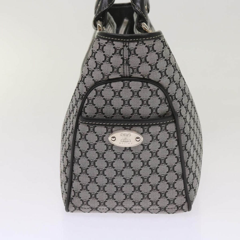 CELINE Macadam Canvas Hand Bag Gray  ep3314